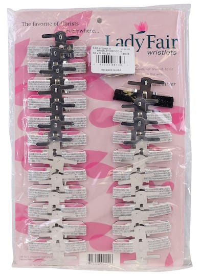 JAM Paper Silver Wristlets, 20ct.